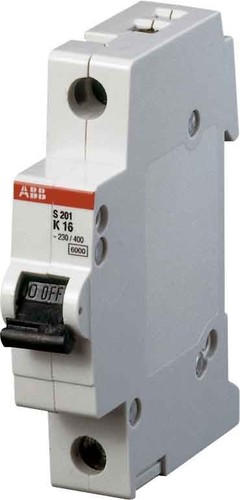 ABB Stotz S&J Sicherungsautomat K,6kA,0,5A,1P S201-K0,5