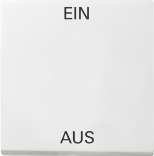 Gira Wippe Aufdruck EIN/AUS Reinweiß 861403