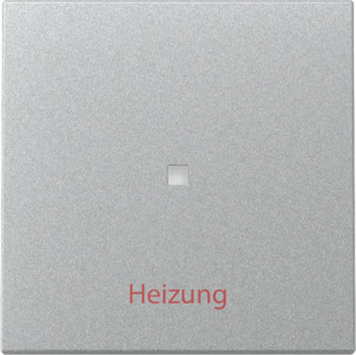 Gira Wippe Kontrollf. + Heizung Ein/Aus F Alu 367826