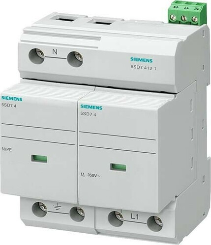 Siemens Dig.Industr. Blitzstromableiter 350V TN-S/TT 5SD7412-1