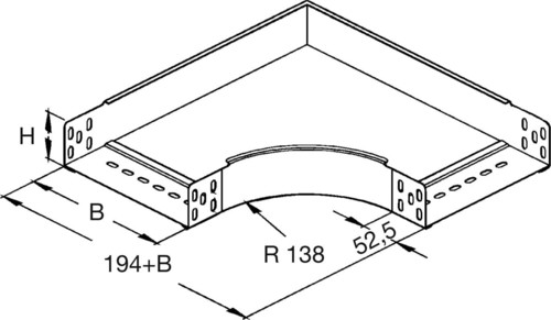 Rico Bogen 100x60mm 151W3-100-B