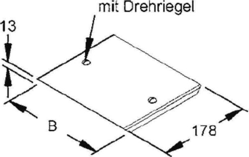 Niedax Formstückdeckel RFSDDV 60.100