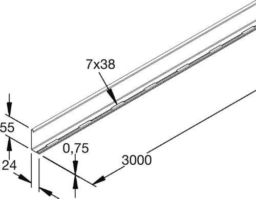 Rico Trennsteg 60mm Holm 151W13-A