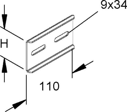 Rico Stoßverbinder für 60mm Holm 151E11-A