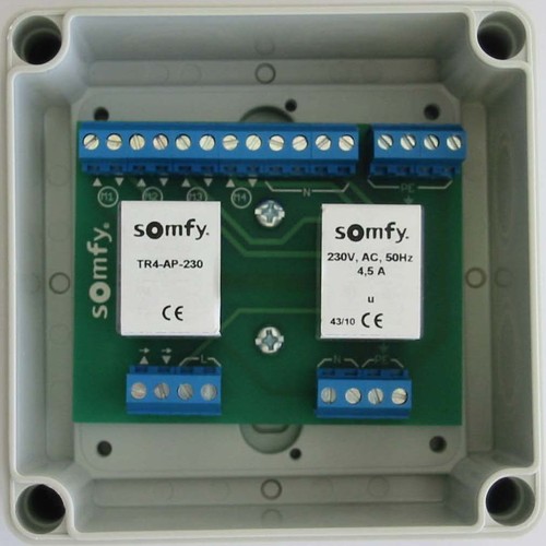 Somfy Trennrelais TR4-AP-230 für 4 Antriebe 1822293