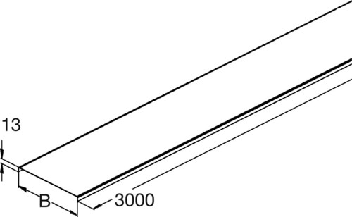 Rico Abdeckung f.Kabelrinnen 15W12-400