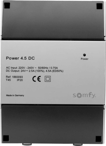 Somfy Gleichstromversorgung DC 230V-24 VDC 4,5A 1860093