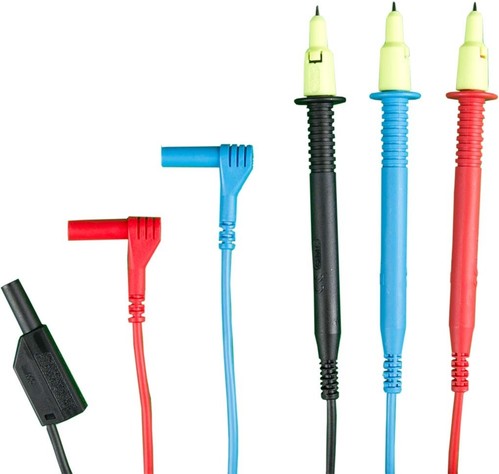 Gossen Metrawatt Kabel-Set mit 3 Prüfspitzen KS29