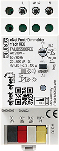 Jung Funk-Universaldimmer 1-kanalig, REG FM UD 5500 REG