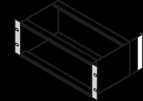 Schroff 19" Winkel 4HE m.Grifflöchern 24560298 (VE2)