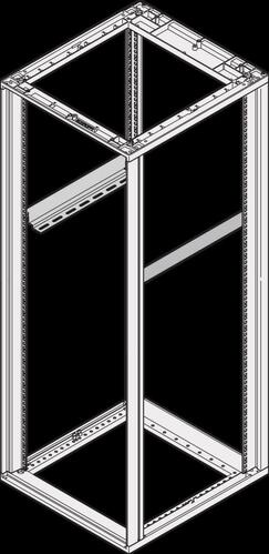 Schroff Gleitschiene T600mm 27230103 (VE2)