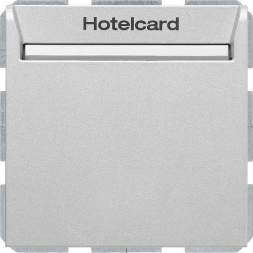 Berker Relais-Schalter Hotelcard aluminium matt 16408984