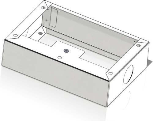 ABN Unterbau-Sockel für S SP-Wandgehäuse U108