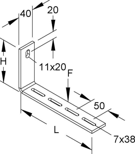 Niedax Ausleger KTCL 200