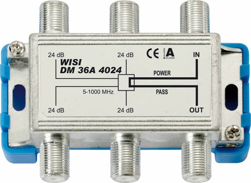 Wisi Abzweiger 4-fach 5-1000MHz, 24dB DM36A4024