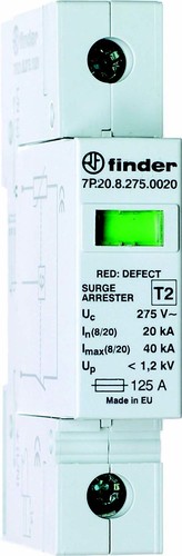 Finder Überspannungsableiter zw. L-N und L-PEN 7P.21.8.440.0020