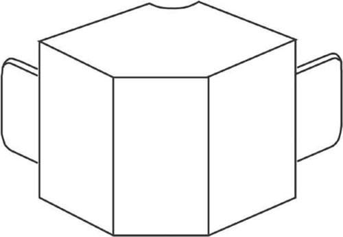 HKL Außeneck reinweiß FA2540.3