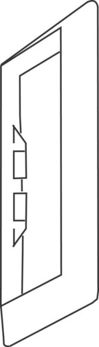 HKL Wandabschlußblende br Brüstungskanalsystem BWA105.5