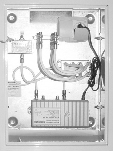 Televes BK-Montageschrank mit Verteiler MSR48VT