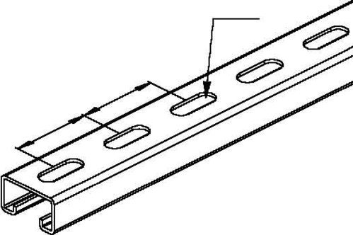 Niedax Ankerschiene 2986/300 SL