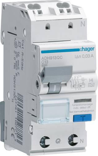 Hager Leitungsschutzschalter ADH913QC