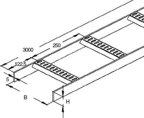 Niedax Schiffskabelleiter KLMUL 40.400 F