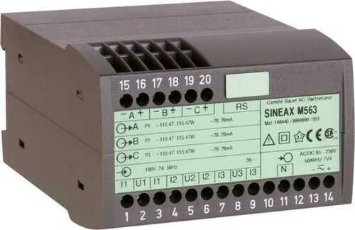 Gossen Metrawatt Multi-Messumformer RS232 SINEAX M563 24-60V