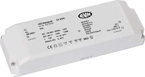 EVN Lichttechnik LED-Netzgerät 24VDC 1-50 Watt SLK 240 50