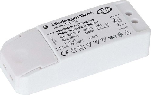 EVN Lichttechnik P-LED Netzgerät IP20 350mA 13-25Wdim PLD125