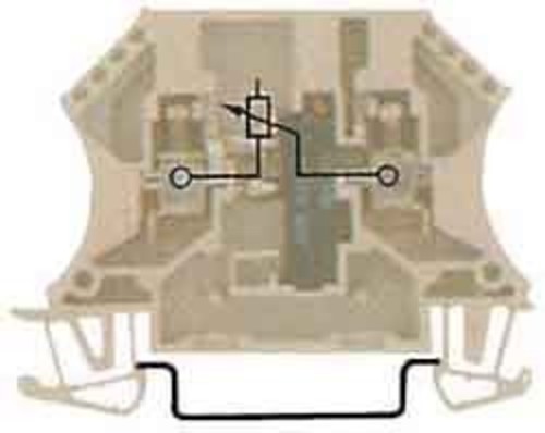 Weidmüller Klemme mit Einbau WDUL 4/10
