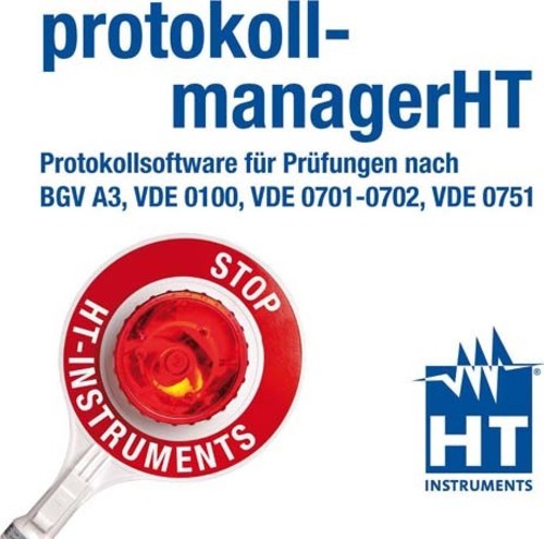 HT Instruments Protokollsoftware HT-VDE Messgeräte 2002070