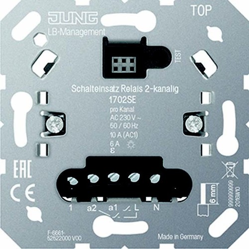 Jung Schalteinsatz Relais 2-kanalig 1702 SE