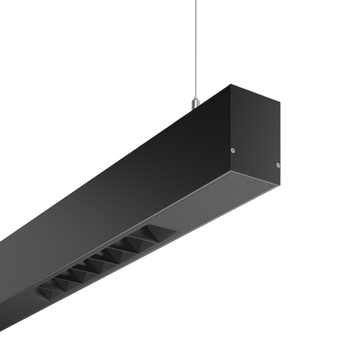 RZB LED-Pendelleuchte 930, schwarz 312536.003