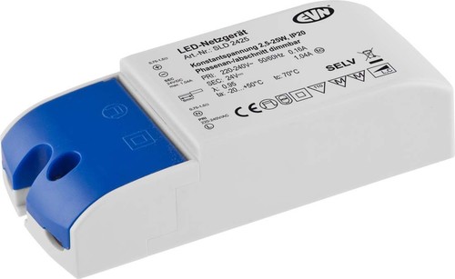 EVN Lichttechnik Netzgerät 24V/DC 3-25W IP20 SLD2425