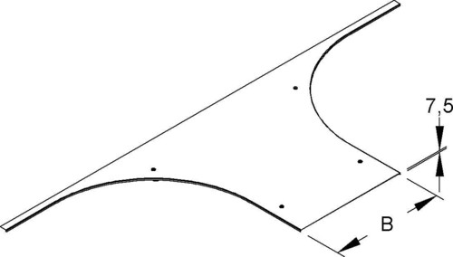 Niedax Deckel f.Anbau T-Stück WTARDV 500