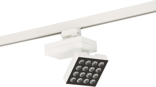 Ridi-Leuchten LED-Stromschienenstrahler 3000K KARO-L 3500-830F-FSW