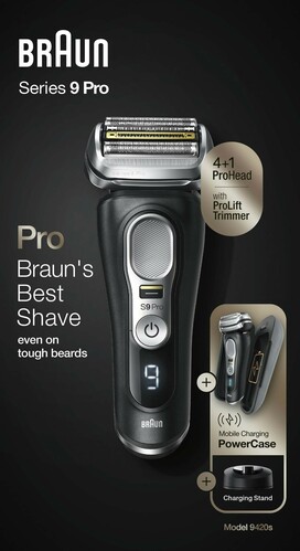 BRAUN Rasierer Series9 Pro S9 9420s schwarz Wet/Dry