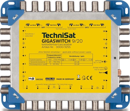 TechniSat Multischalter inkl.Steckernetzteil GIGASWITCH920