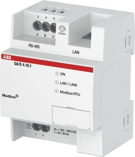 ABB Stotz S&J Energie Analyzer Modbus RTU, 16 Teiln.REG QA/S4.16.1