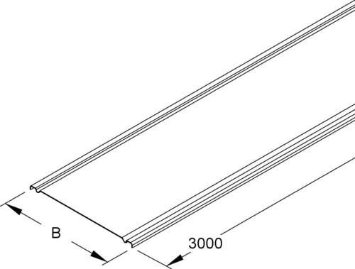 Niedax Gitterrinnen-Deckel 300x3000mm GTD 300 F