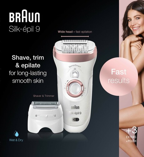 BRAUN Epilierer Silk-epil 9 9720 SensoSmart