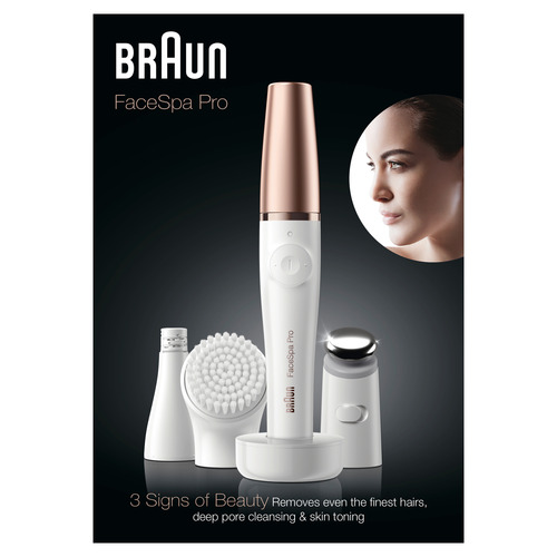 BRAUN Epilierer/Peeling Gesichtsreinigung FaceSpa Pro 911