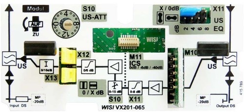 Wisi Rückkanalmodul 65MHz VX 201 065