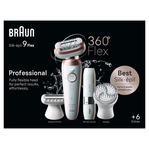 BRAUN Epilierer Silk-epil 9 9-360 3D SensoSmart