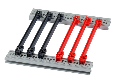 Schroff GUIDE RAIL ACCY 160T 2MM RED 64568005