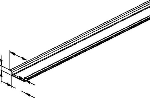 Niedax Tragschiene 2933/2 BO