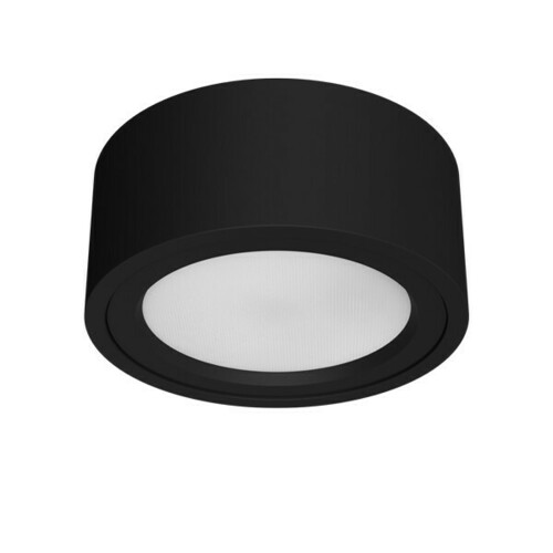 LTS Licht&Leuchten LED-Anbaudownlight 827, schwarz VTFL-A 102.827 sw