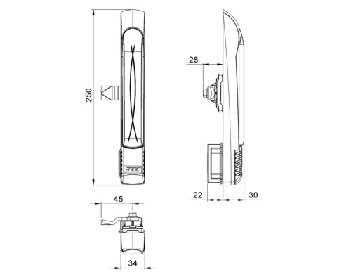 Enoc Schwenkhbelgriff LS 95 X1