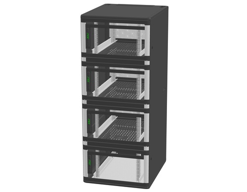 Enoc 19" Serverschrank 4x10 HE S1 C4 61222-S