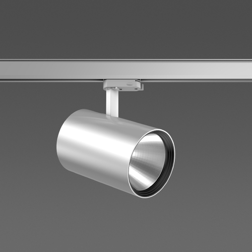 RZB LED-Stromschienenstrahler 927, DALI, silber 742213.004.2.76